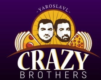 Логотип Легендарная 4-х этажная пицца Crazy Brothers