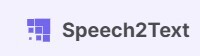Логотип Speech2Text